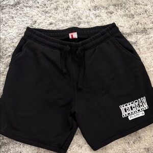 Icecream Black Men's Athletic Fleece Shorts with Logo